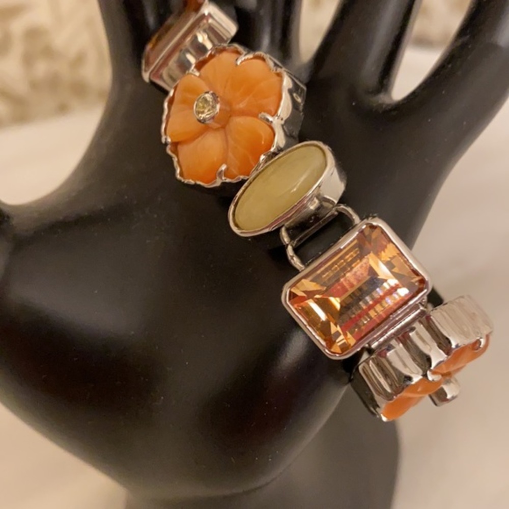 Hues of oranges bracelet!
